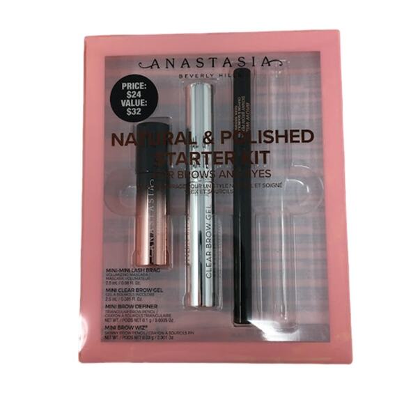 Anastasia Beverly Hills Natural + Polished Starter Kit Dark Brown - Picture 1 of 2